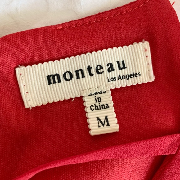 Monteau, medium, red dress - Picture 4 of 6